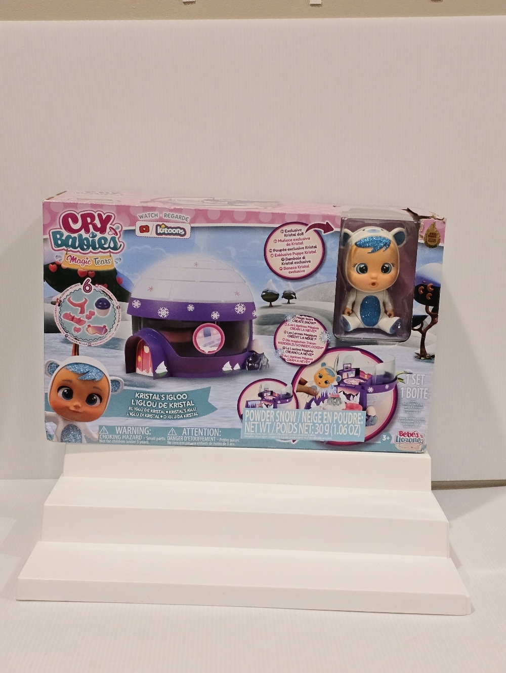 Cry Babies Magic Tears Kristal's Igloo Playset New